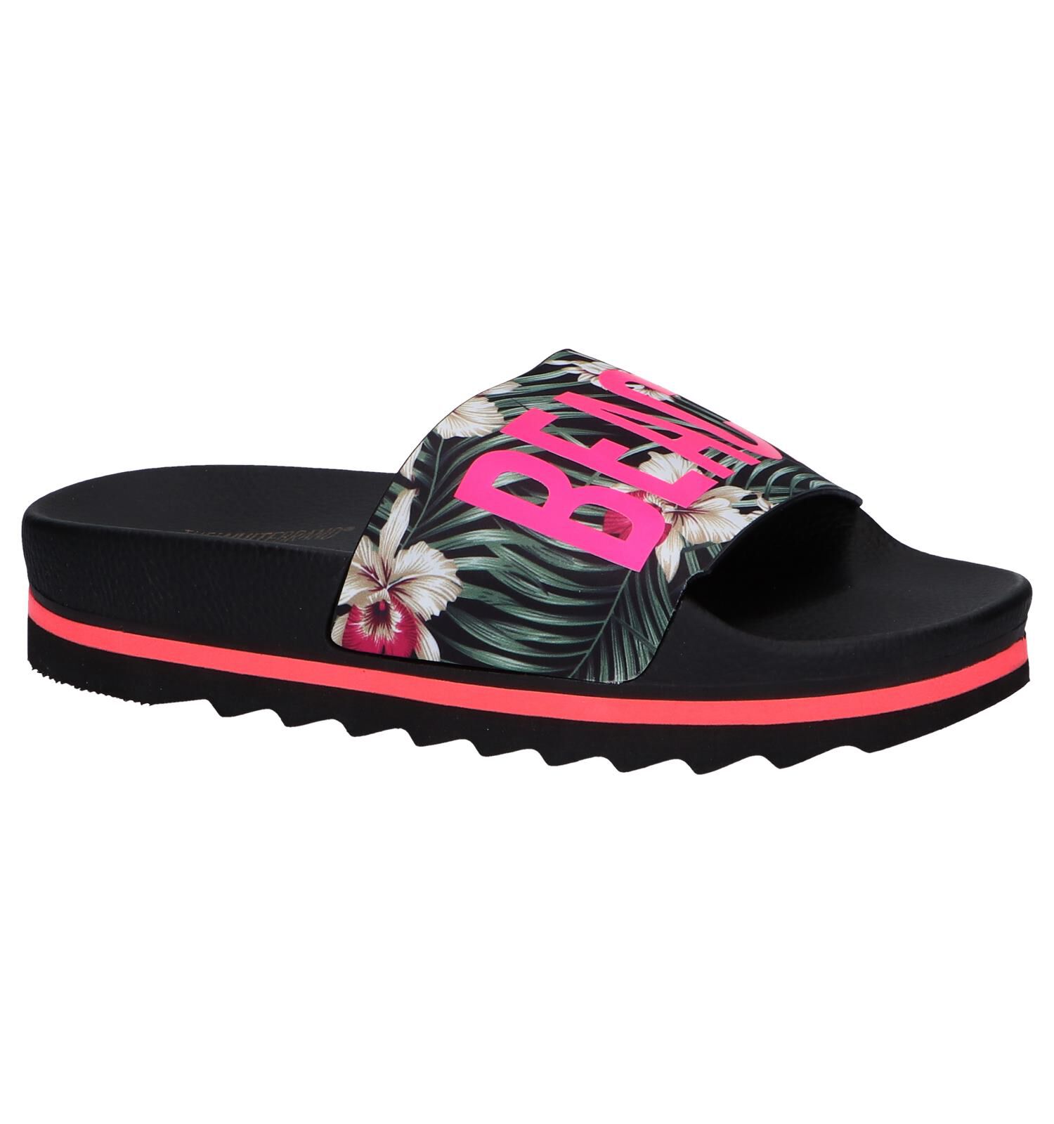 Multicolor Slippers The White Brand Beach Jungle Dames Slippers
