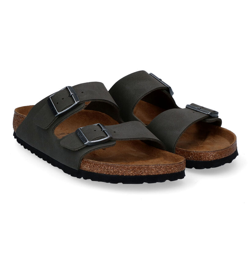 Birkenstock Arizona Vegan Blauwe Slippers voor heren (337864)