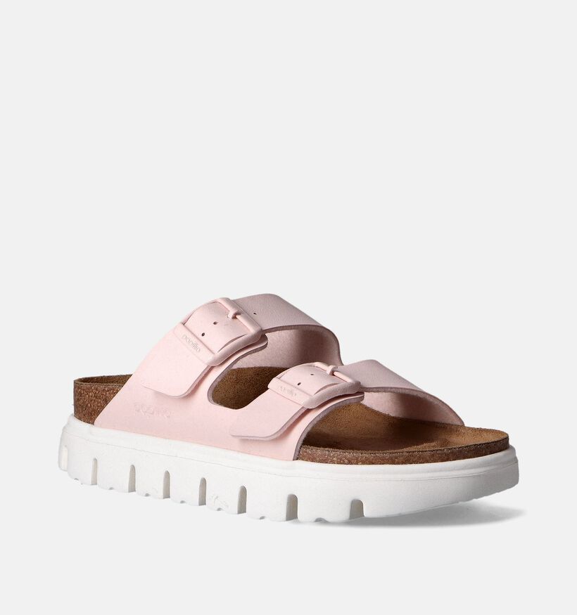 Birkenstock Arizona Pap Chunky Roze Slippers voor dames (350873)