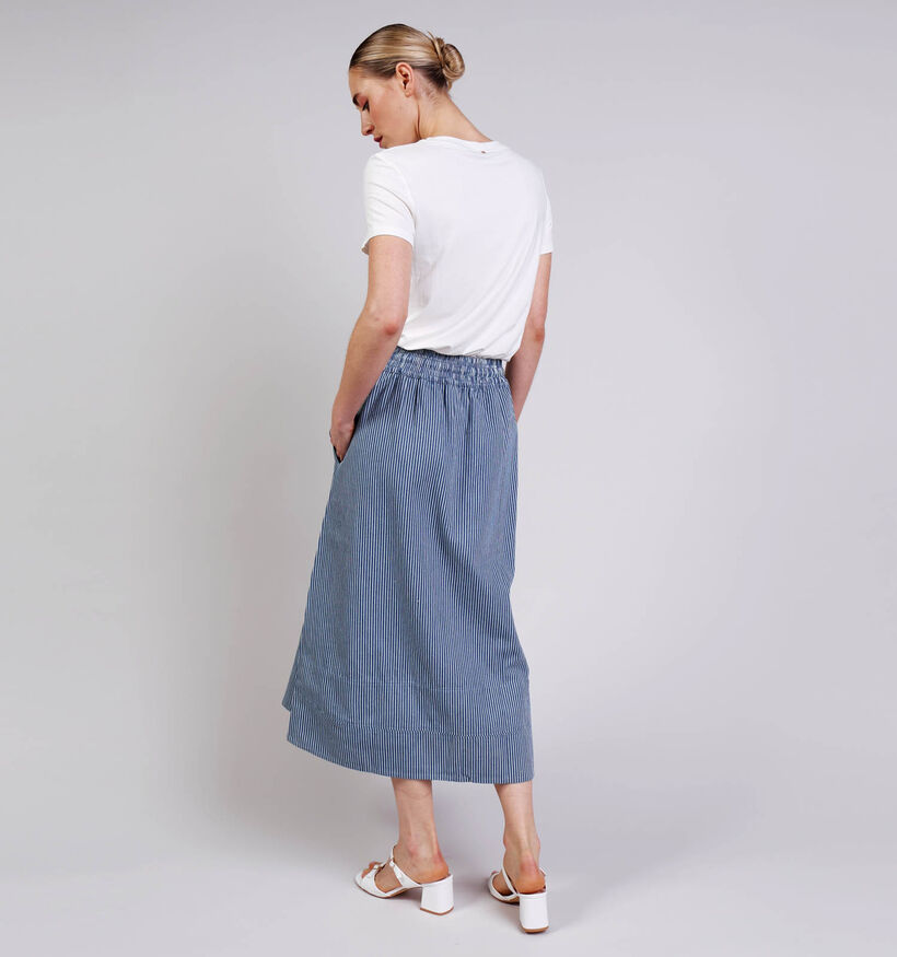 Rue Mazarine Roxy Blauwe Midi rok voor dames (374136)