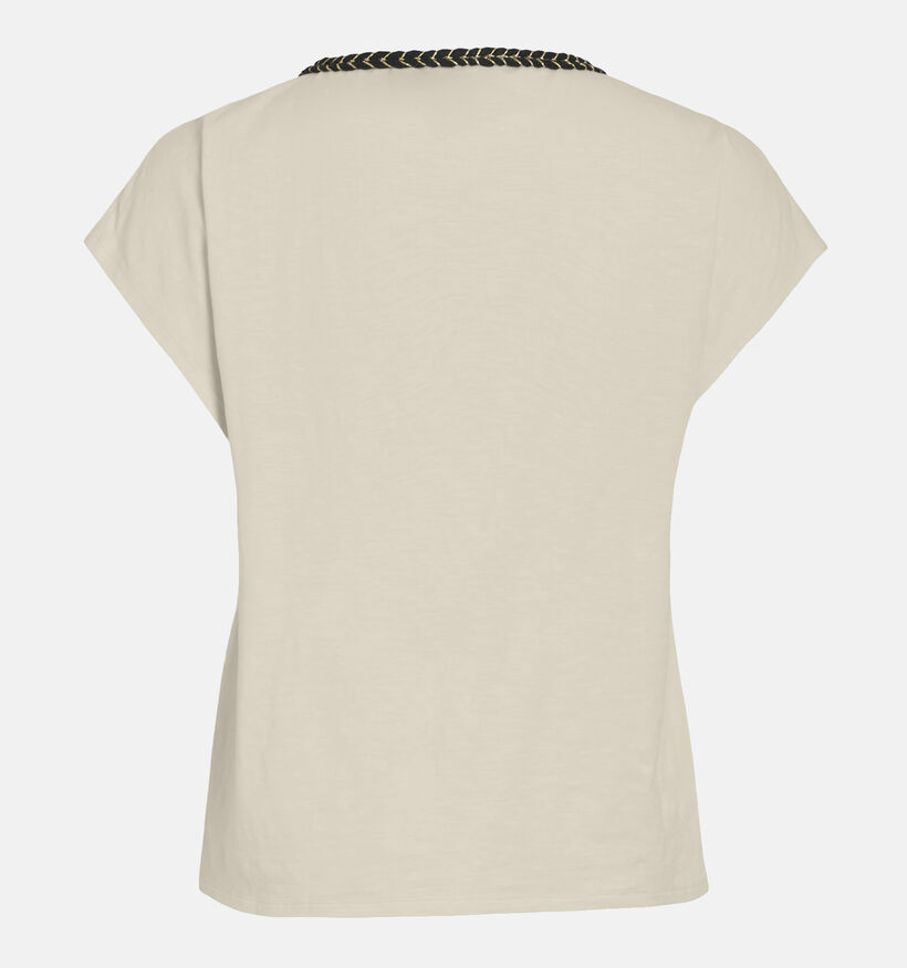 Vila Verano Beige T-shirt voor dames (357344)
