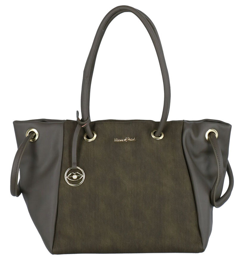Kisses of Pearl Zwarte Schoudertas in kunstleer (283424)