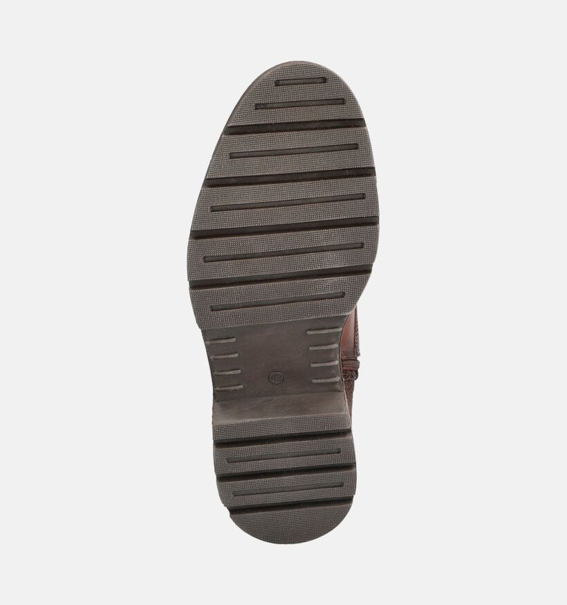 Berkelmans Riga Boots en Cognac pour hommes (379063) - pour semelles orthop&eacute;diques
