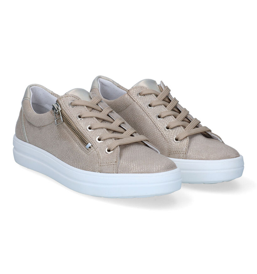 Solemade Zelda Goude Veterschoenen in daim (305187)