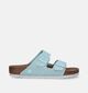 Birkenstock Arizona Rivet Logo Textile Nu-pieds en Vert pour femmes (338039)