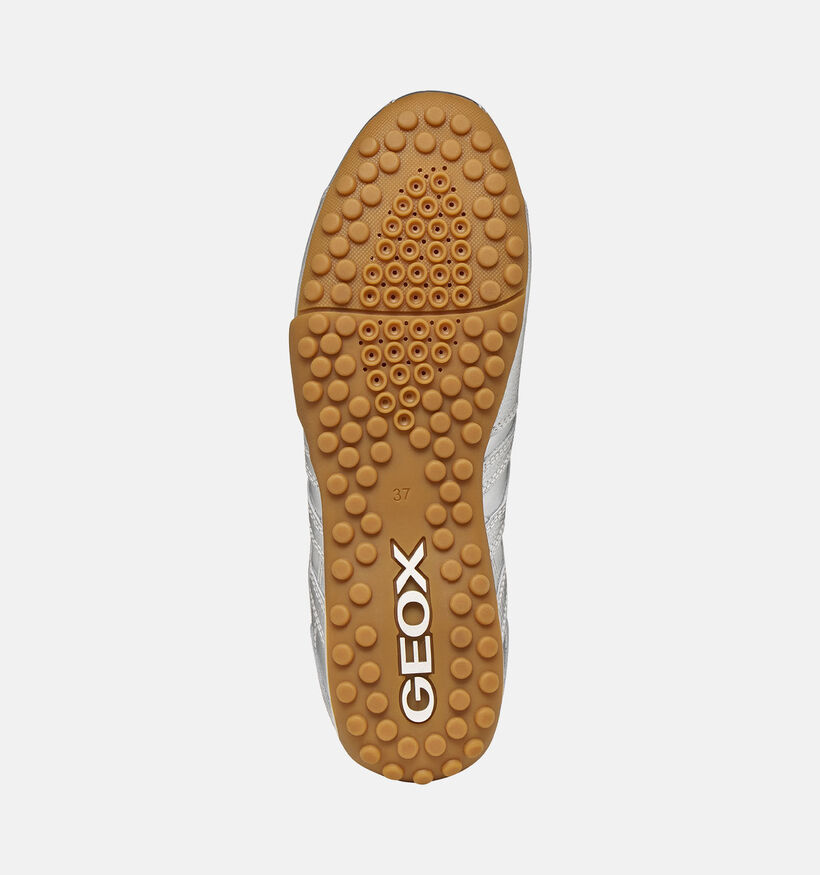 Geox Baskets casual en Argent pour femmes (368178) - pour semelles orthop&eacute;diques