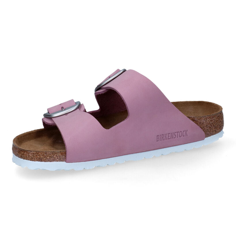 Birkenstock Arizona Big Buckle Nu-pieds en Noir pour femmes (322632)