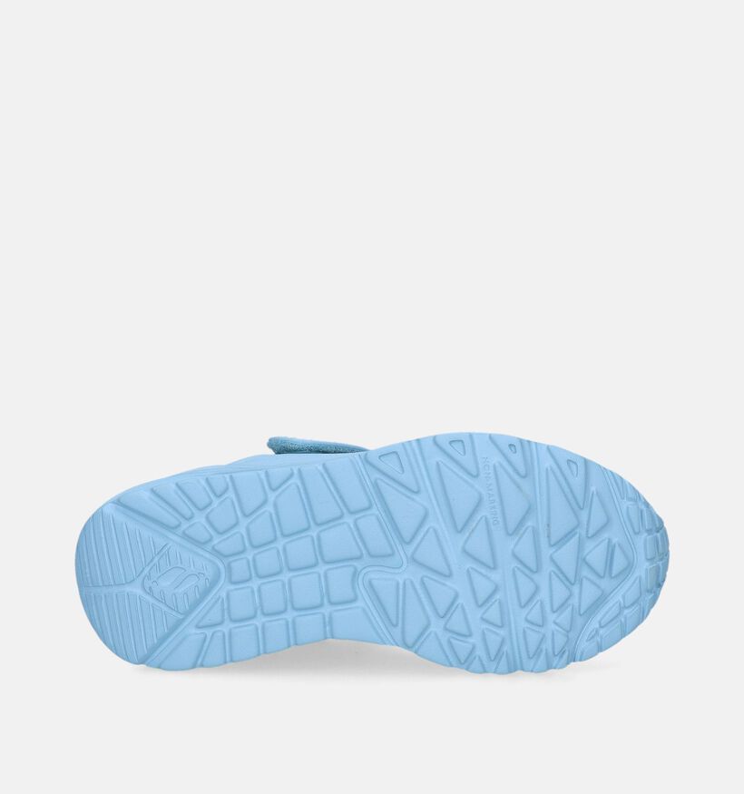 Skechers Lite Frosty Vibe Baskets en Bleu pour filles (345363)