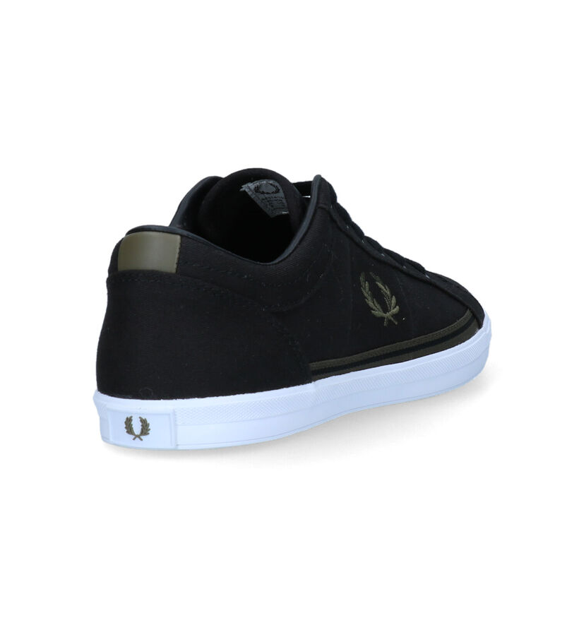 Fred Perry Baseline Chaussures à lacets en Noir pour hommes (325755)