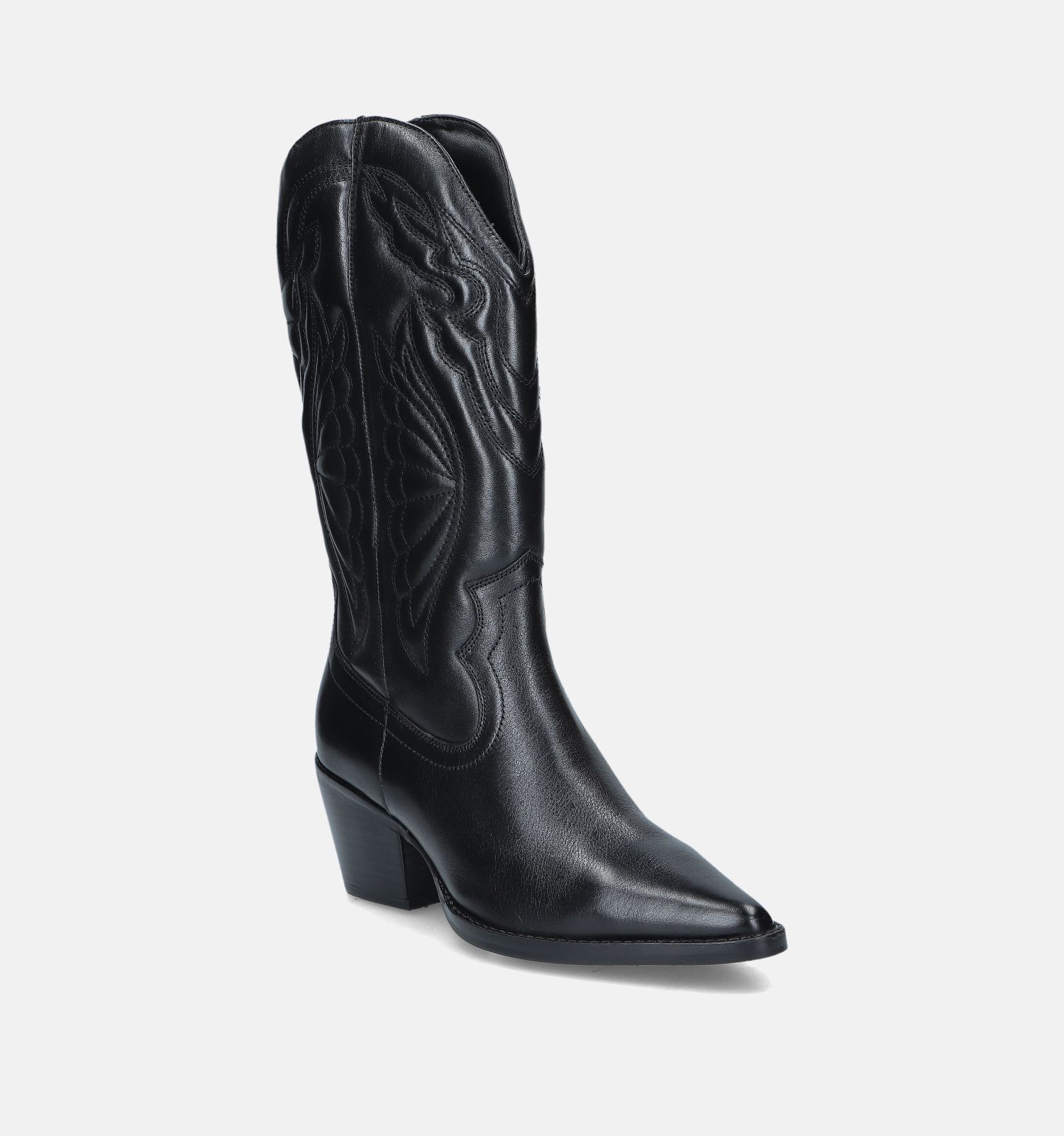 Bronx Jukeson Zwarte Cowboy boots Dames Boots Laarzen Online op TORFS.BE