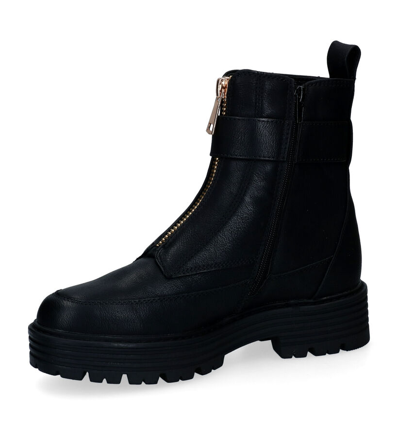 Signatur Bottines motardes en Noir pour femmes (295361)