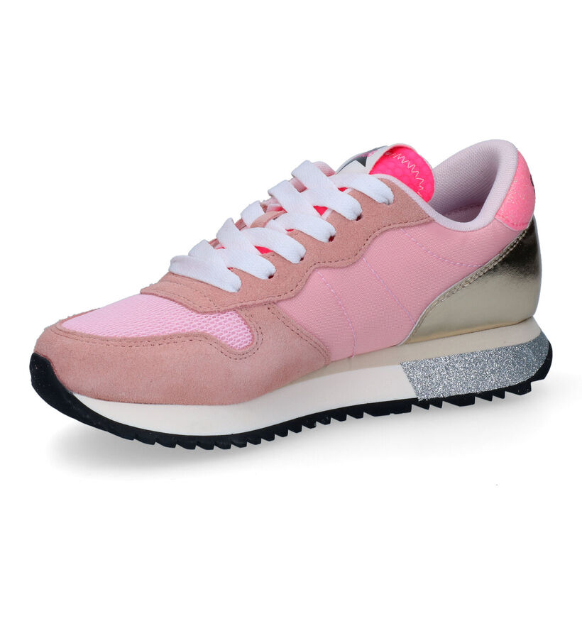 Sun 68 Stargirl Glitter Lila Sneakers voor dames (304665) - geschikt voor steunzolen