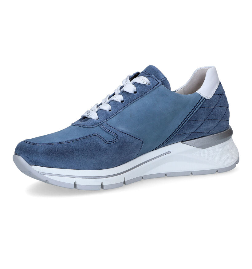 Gabor OptiFit Chaussures à lacets en Bleu pour femmes (306123) - pour semelles orthopédiques