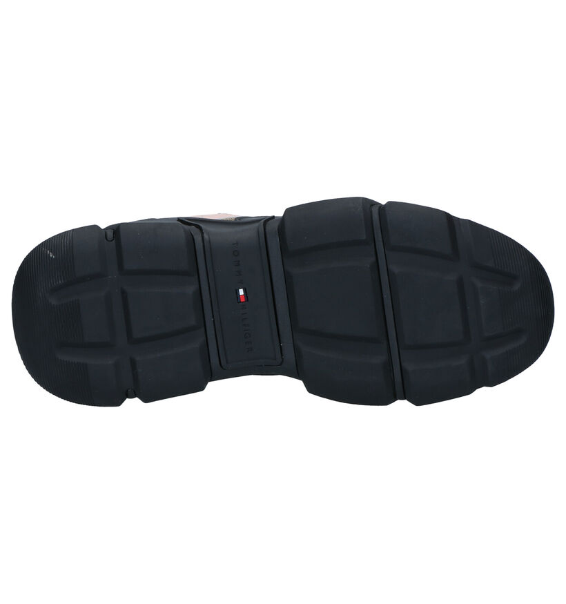 Tommy Hilfiger Baskets casual en Noir en cuir (255951)