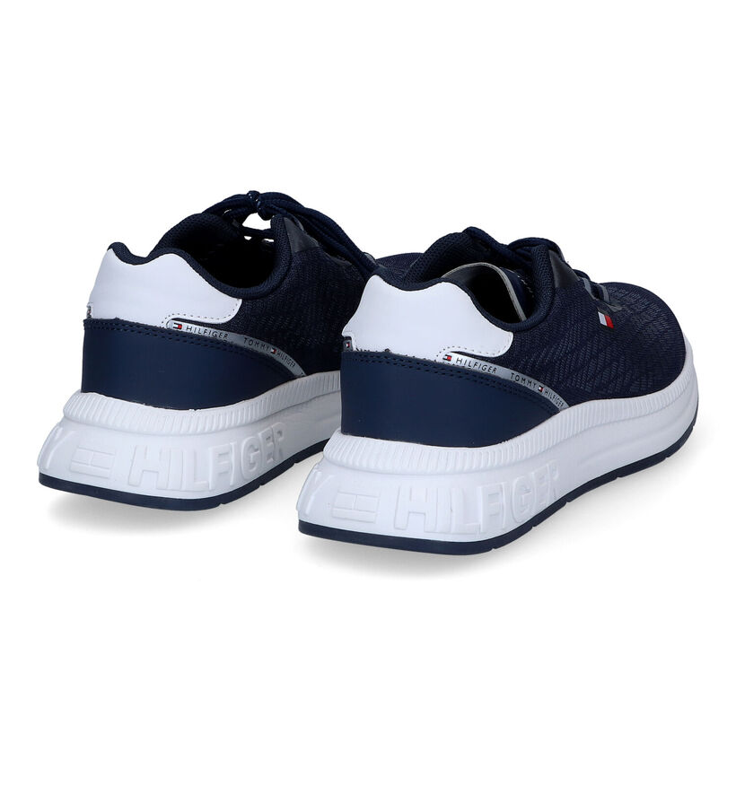 Tommy Hilfiger Blauwe Sneakers voor jongens (303933) - geschikt voor steunzolen