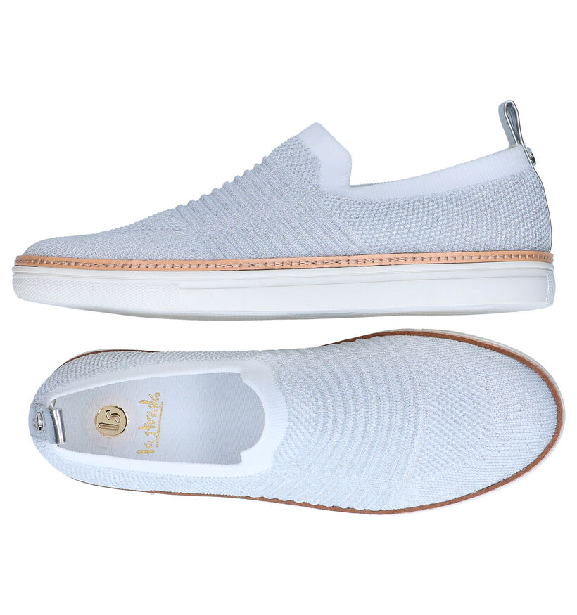 La Strada Roze Instappers in stof (292902)