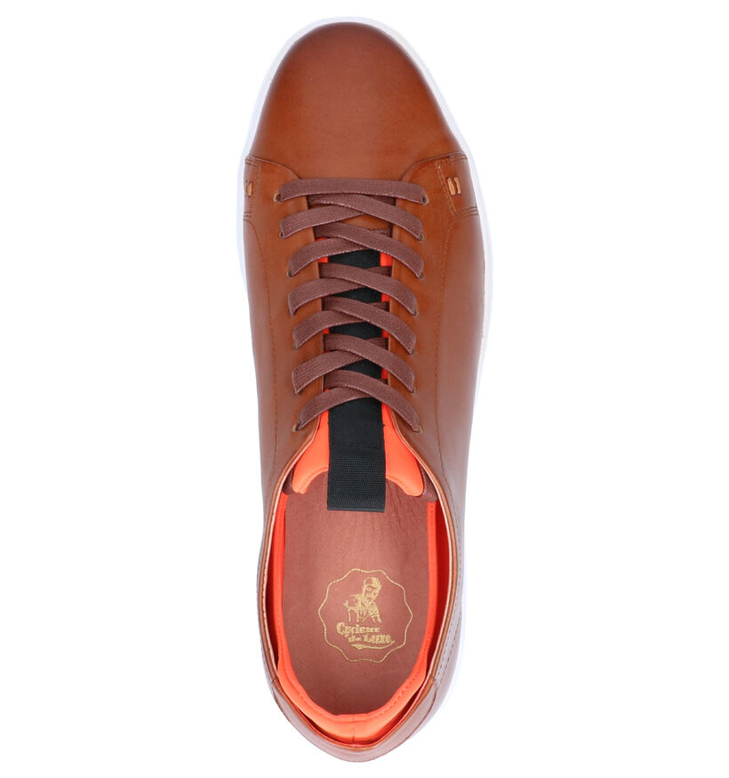 Cycleur de Luxe Boris Chaussures à lacets en Cognac en cuir (268224)