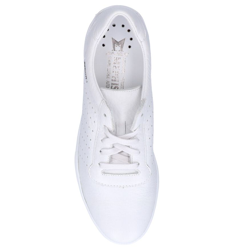 Witte Veterschoenen Mephisto Chris Perf in leer (246551)