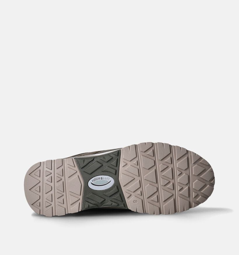 Pius Gabor Veterschoenen Kaki voor heren (354905) - geschikt voor steunzolen