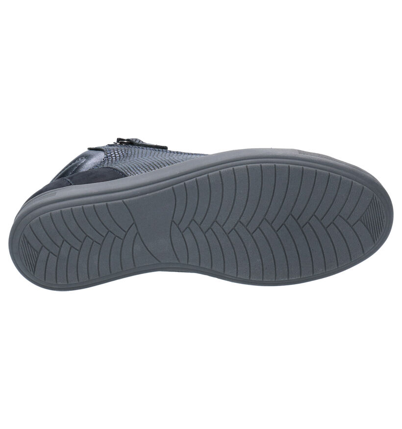 Mirel Blauwe Hoge Schoenen in nubuck (256441)