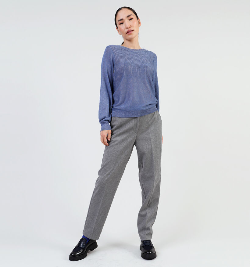 Vila Vian Blauwe T-shirt voor dames (348753)