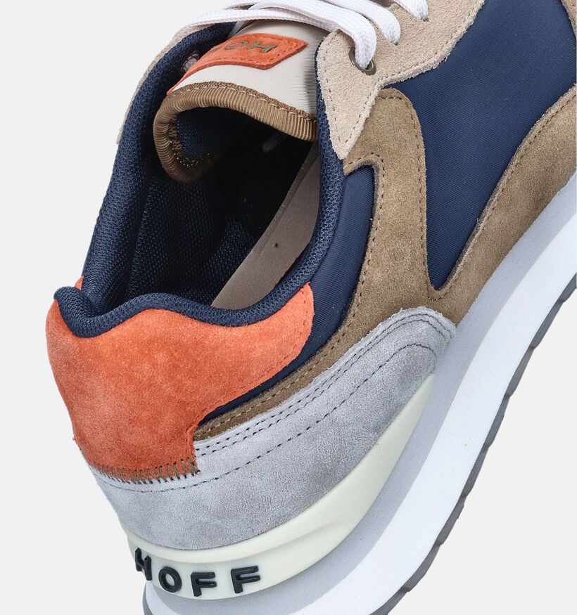 HOFF City Biarritz Blauwe Veterschoenen voor heren (355991) - geschikt voor steunzolen