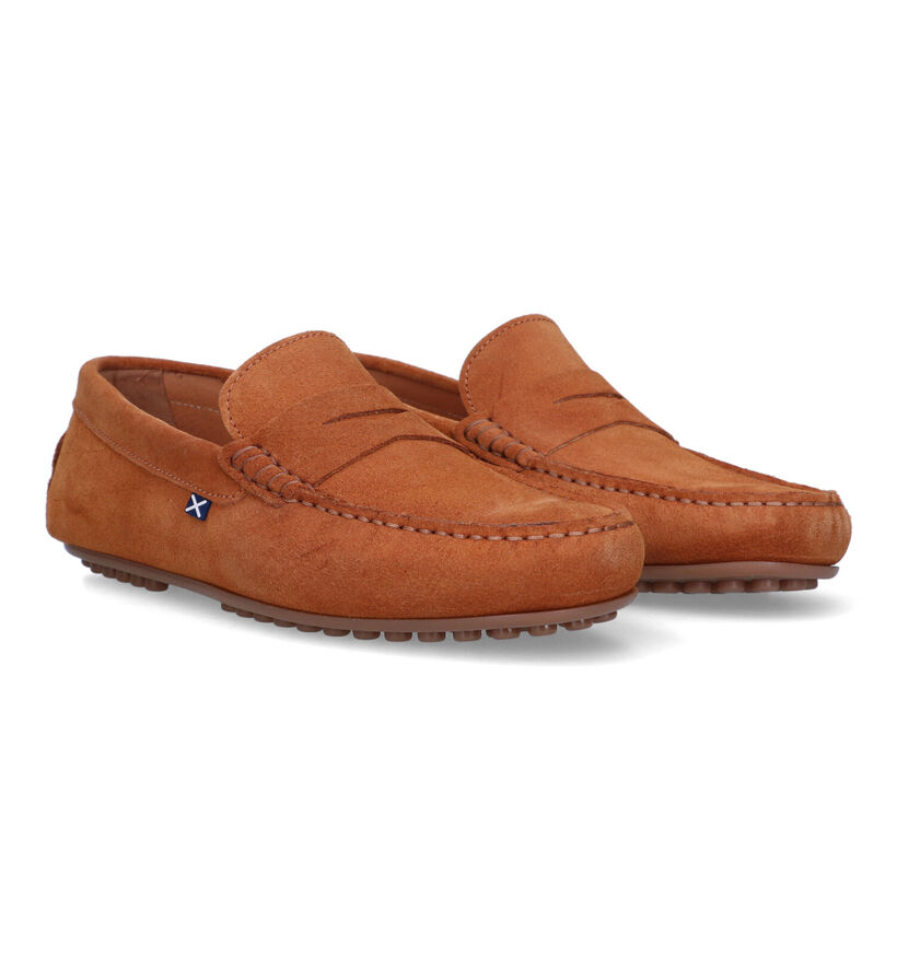 Scapa Mocassins en Bleu pour hommes (323782) - pour semelles orthopédiques