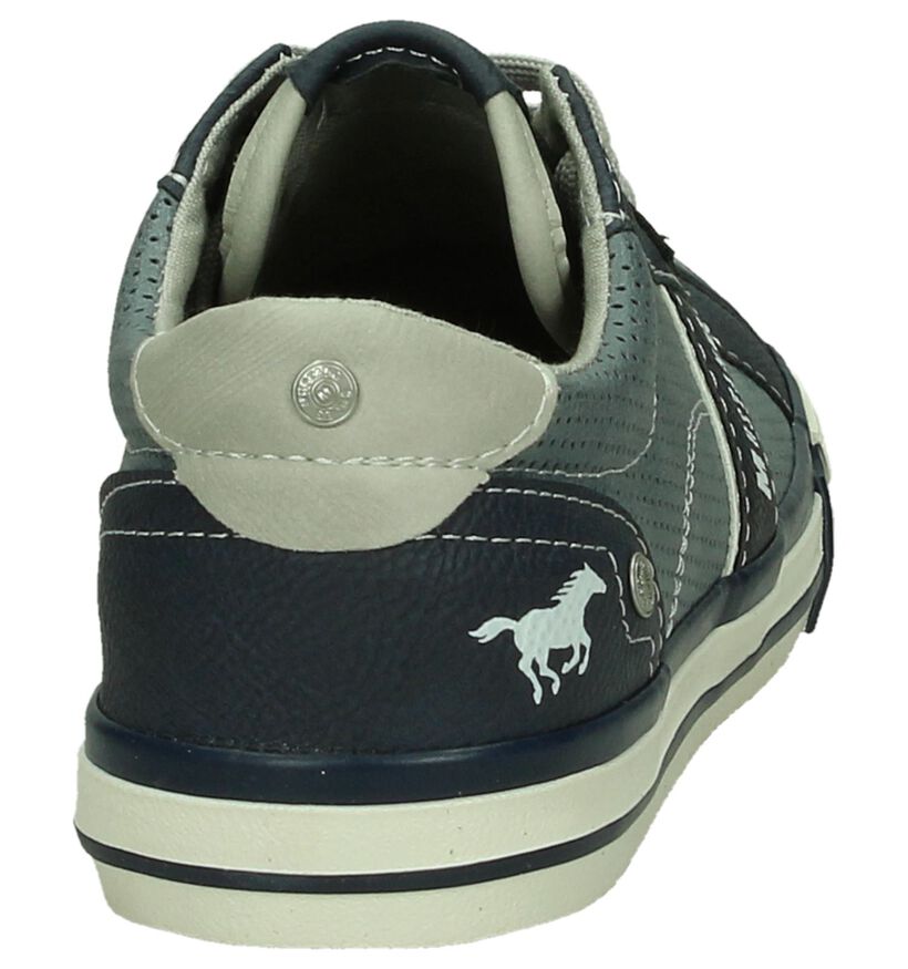 Mustang Blauwe Sneakers, , pdp