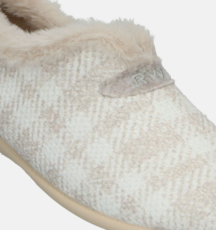 River Woods Niama Pantoufles à carreaux en Gris pour femmes (347366)