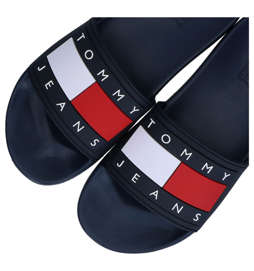 TH Tommy Jeans Flag Blauwe Badslippers voor dames (303956)