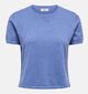 JDY Bodil Knit T-shirt en Bleu pour femmes (359943)
