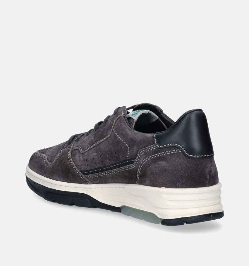 Mephisto Marius Velours Grijze Veterschoenen Mephisto Marius Velours Grijze Veterschoenen voor heren (345975) - geschikt voor steunzolen