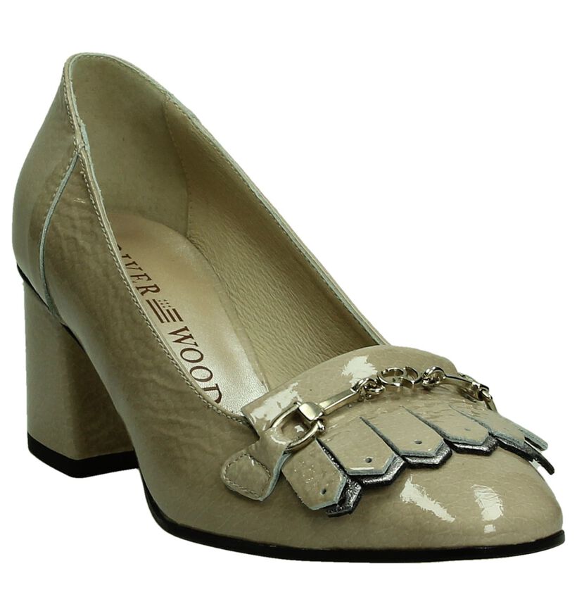 Donker Beige Pumps Klassiek River Woods , , pdp