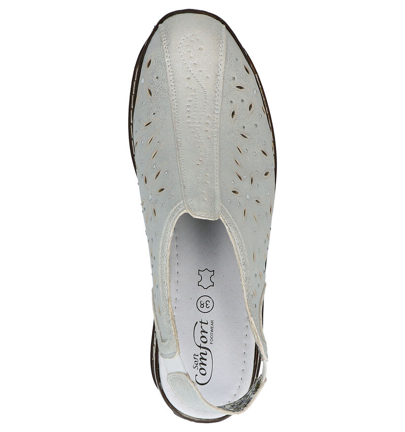 Soft Comfort Chaussures à enfiler en Argent en simili cuir (272662)