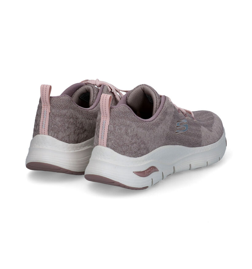 Skechers Arch Fit Comfy Wave Blauwe Sneakers voor dames (310701) - geschikt voor steunzolen