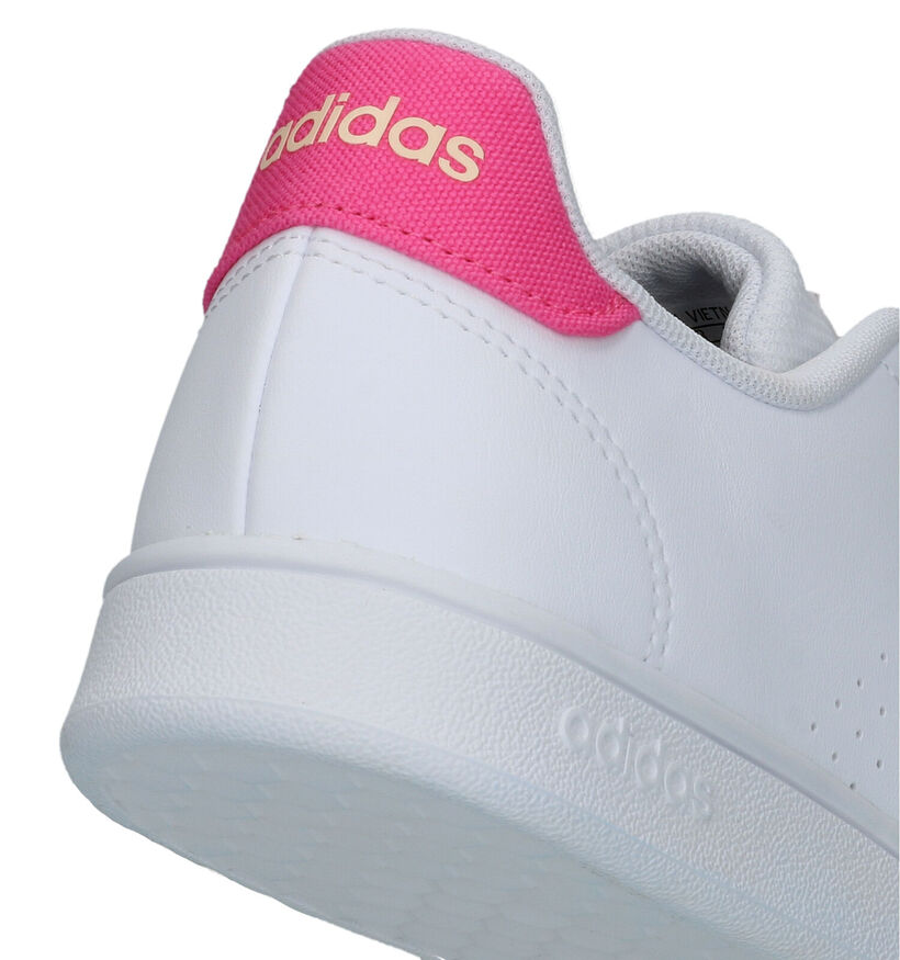 adidas Advantage K Witte Sneakers voor meisjes (326890)