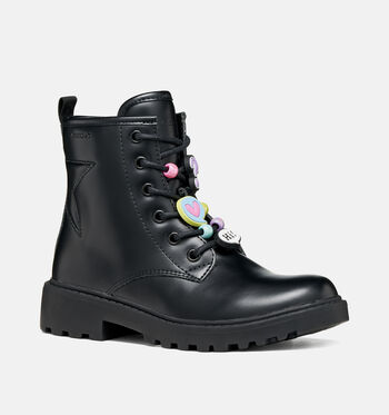 Geox Respira Boots Zwart/Goud/Zilver