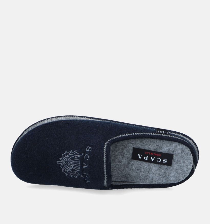 Scapa Pantoufles ouvertes en Bleu foncé pour hommes (333394)