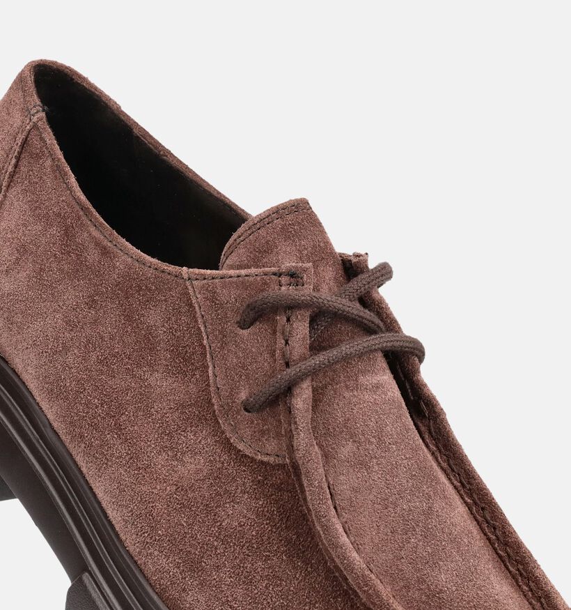 Paul Green Donkerbruine Mocassins voor dames (379776)