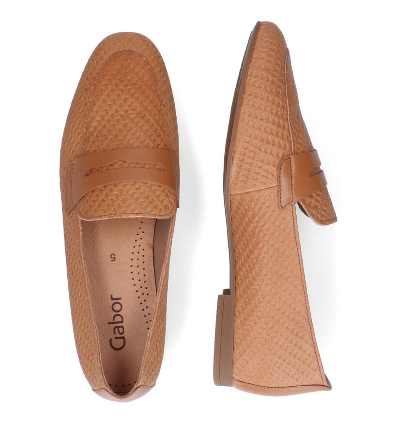 Gabor Groene Loafers in leer (306744)