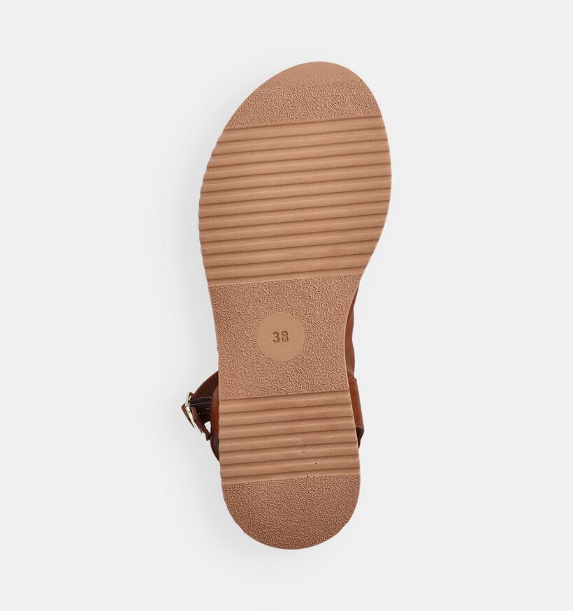 Laurent David Cognac Sandalen voor dames (373544)