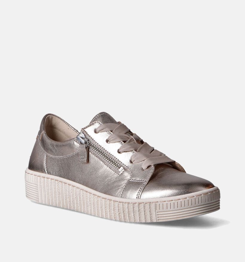 Gabor Best Fitting Rose gold Veterschoenen voor dames (352036) - geschikt voor steunzolen