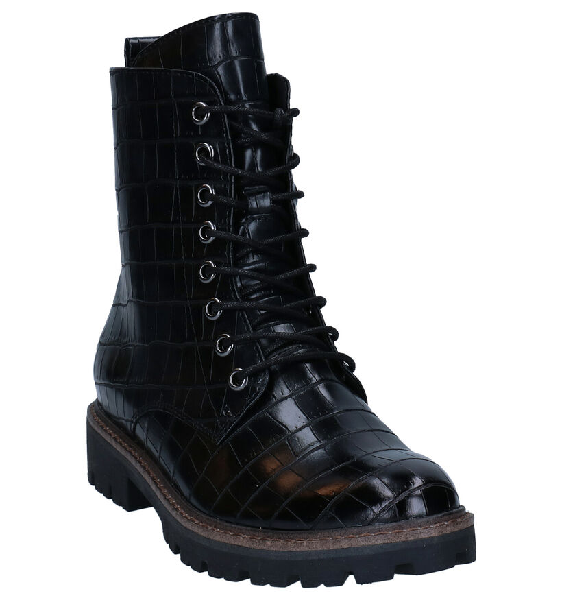 Marco Tozzi Zwarte Boots in kunstleer (296944)