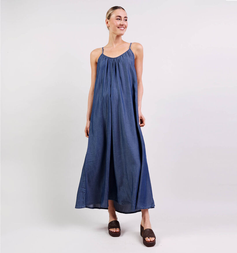 Vila Tevira Robe mi-longue en Bleu pour femmes (374283)