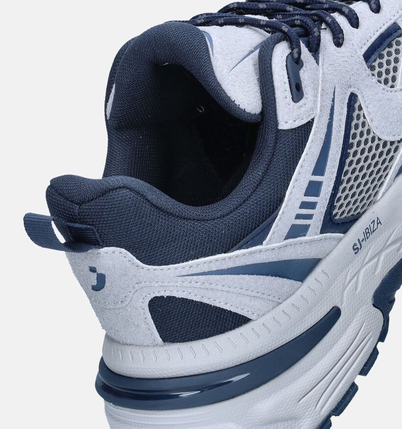 SJ Ibiza Grijze Sneakers voor heren (347864) - geschikt voor steunzolen