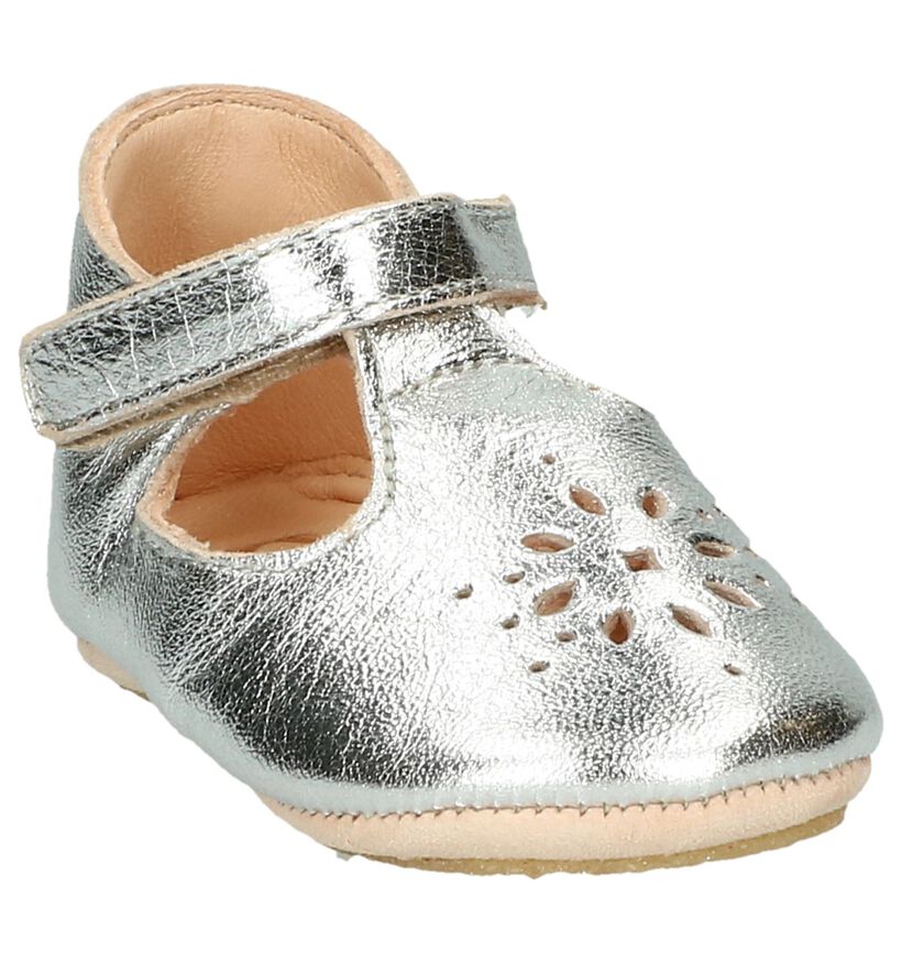 Zilveren Babyschoentjes Easy Peasy Lillyp in leer (251342)