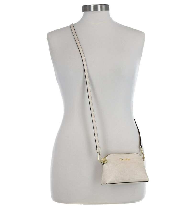 Kisses of Pearl Paula Beige Crossbody Tas in kunstleer (273754)