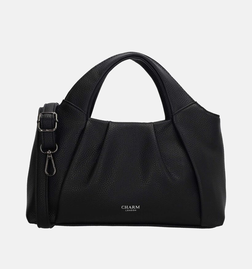Charm London Lyon Zwarte Handtas met Riem voor dames (380950)