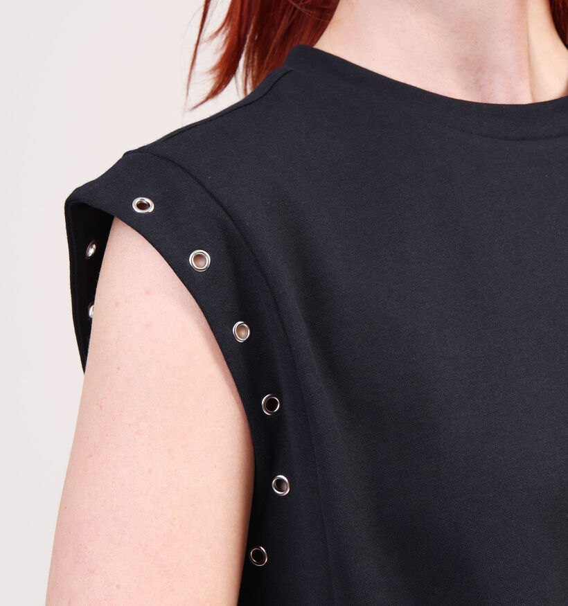 Vila Eyeletti Zwarte Top voor dames (361357)