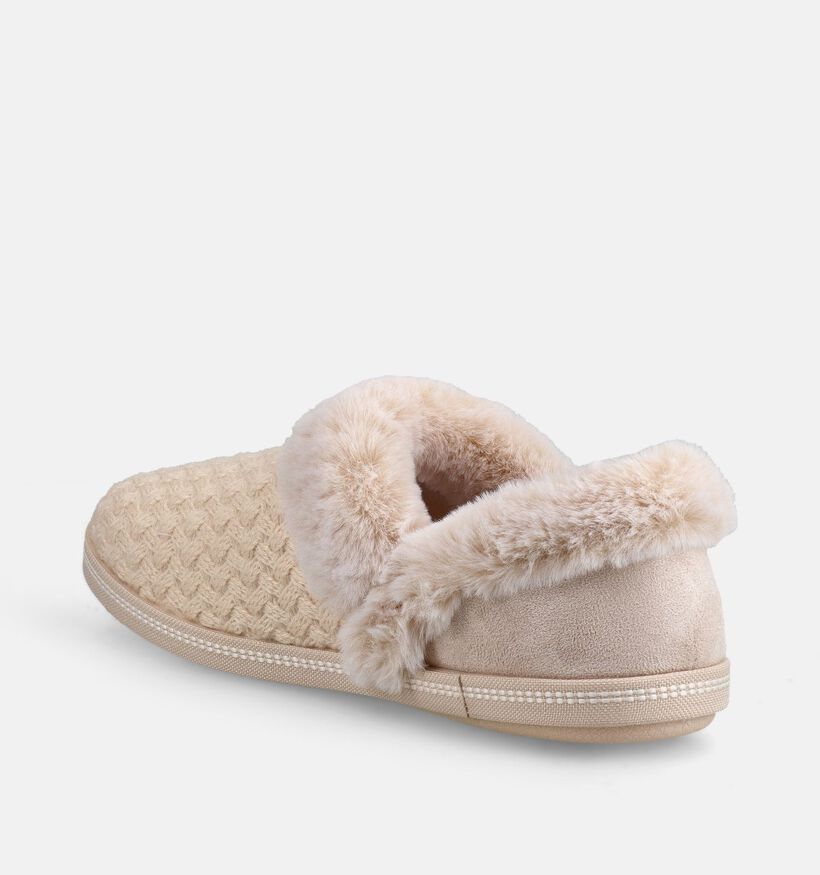 Skechers Cozy Campfire Frosty Promise Ecru Gesloten Pantoffels voor dames (377976)